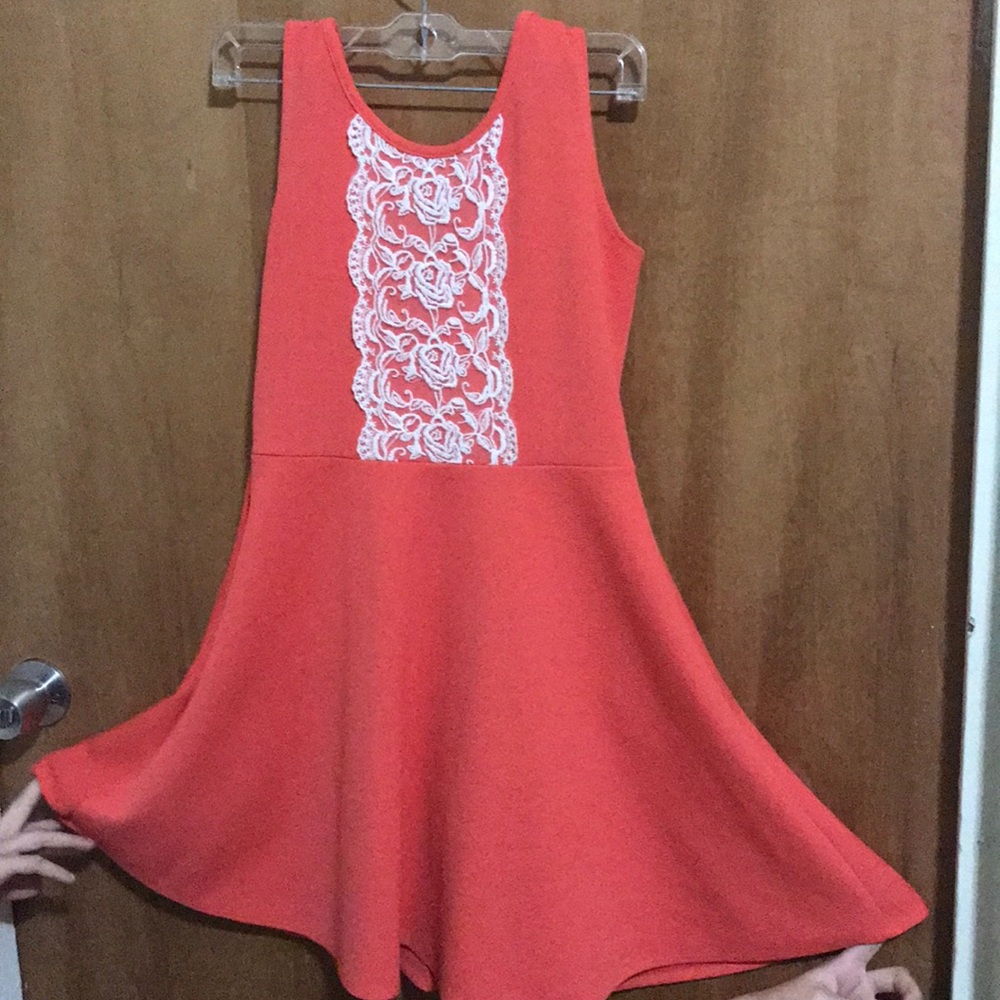 Coral dress